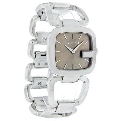 gucci 125 g-gucci ladies diamond swiss quartz watch leather|auth Gucci ladies quartz watch.